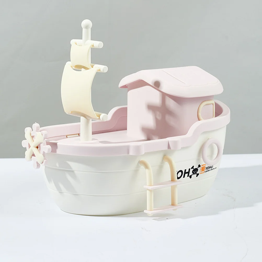 

Piggy Bank Girls Desktop Decor Small Table Coin Banks Kids Storage Pot Cute Ship Shaped