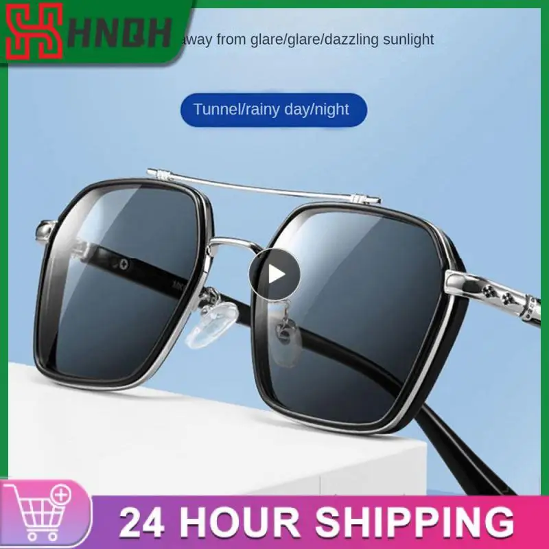 

Cycling Polarized Shades Fishing Riding Eyewear Square Frame Eyeglass Goggles Personality Men Women Driving Goggles Fashion
