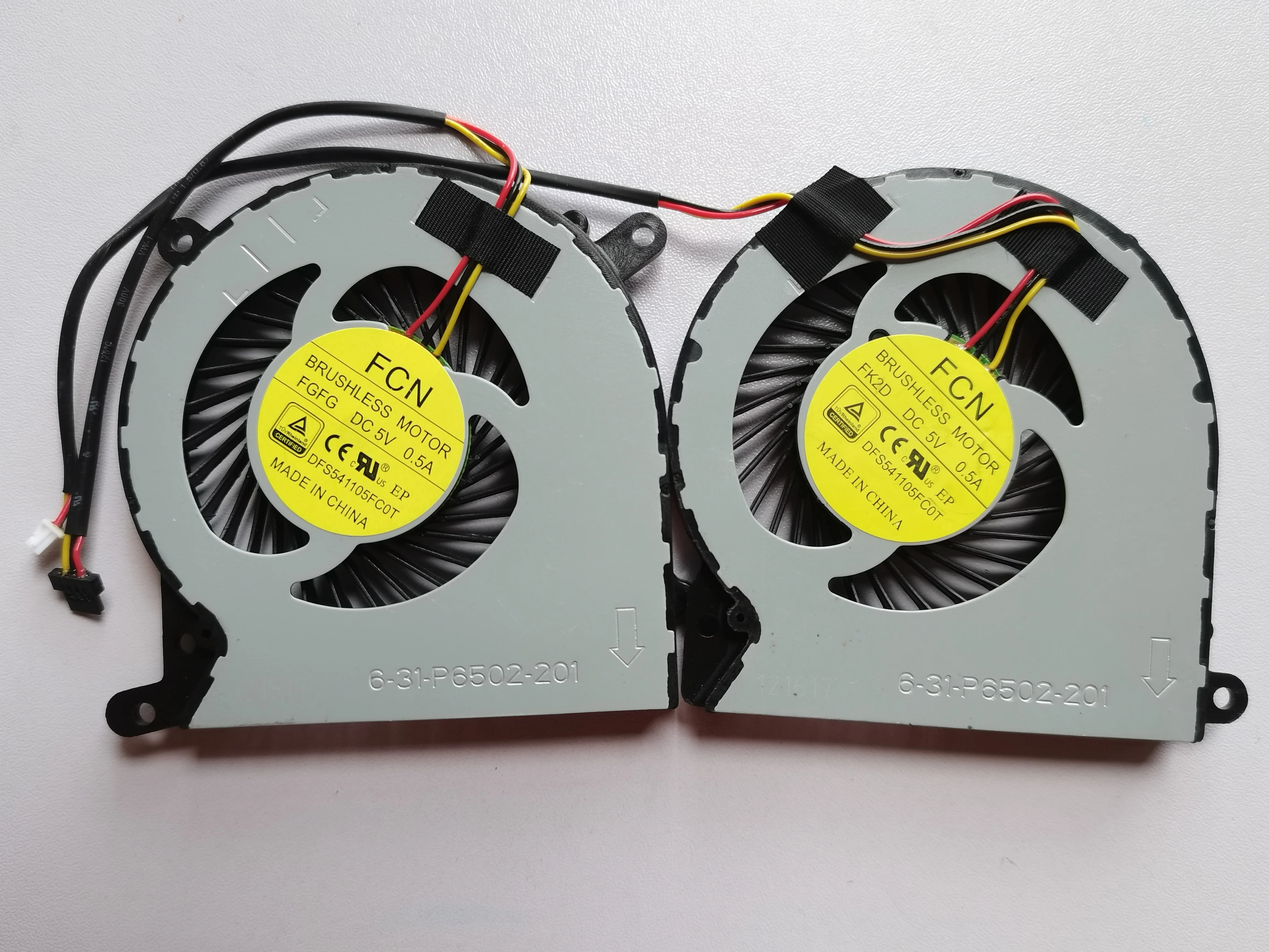 

New For Clevo P650SA P650SG P650SE P650RG P651SE P651SG Laptop VGA GPU Fan DFS541105FC0T FG80 3pins 6-31-P6502-201