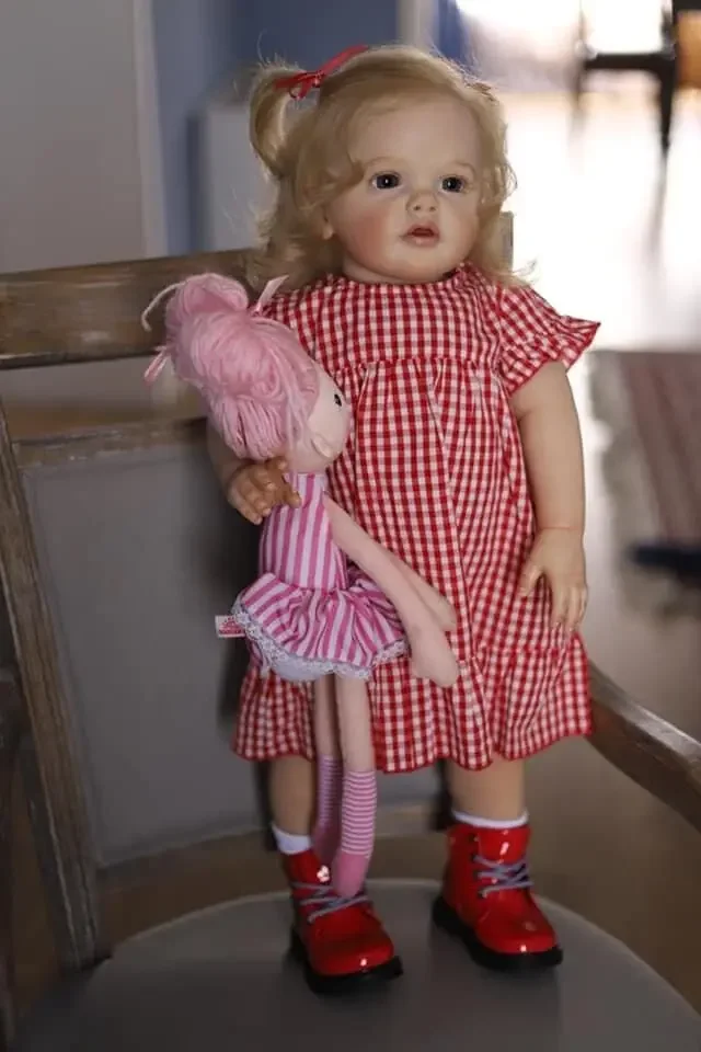 Реалистичные куклы-младенец Бетти 60 см мягкие на ощупь как картинке с