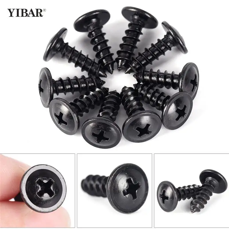 

10 шт./компл. 5x16 мм крышка двигателя поддон брызговик колесная арка звездообразные винтовые зажимы