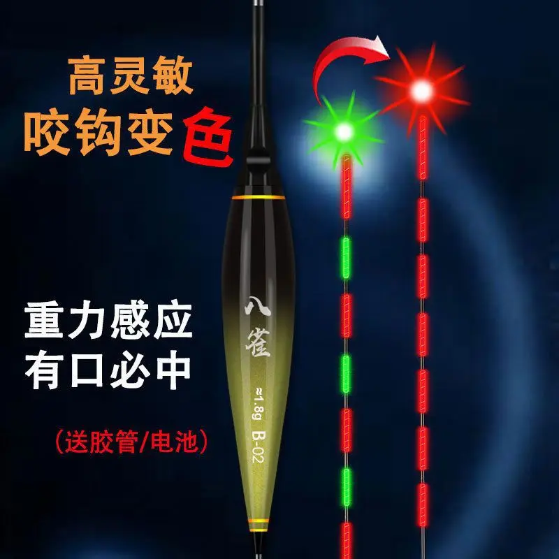 

1 шт. рыболовный поплавок с автоматическим напоминанием об изменении цвета умный светодиодный электронный светящийся поплавок для рыбалки ...