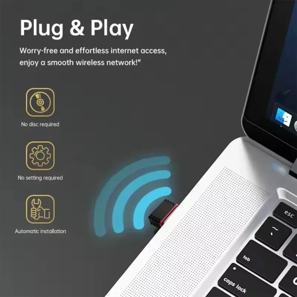 Фото Для R36S Wi-Fi адаптер RTL8188 USB беспроводная сетевая карта TYPE C OTG адаптер для R36H аксессуары для игровой консоли мини-Wi-Fi ключ №3