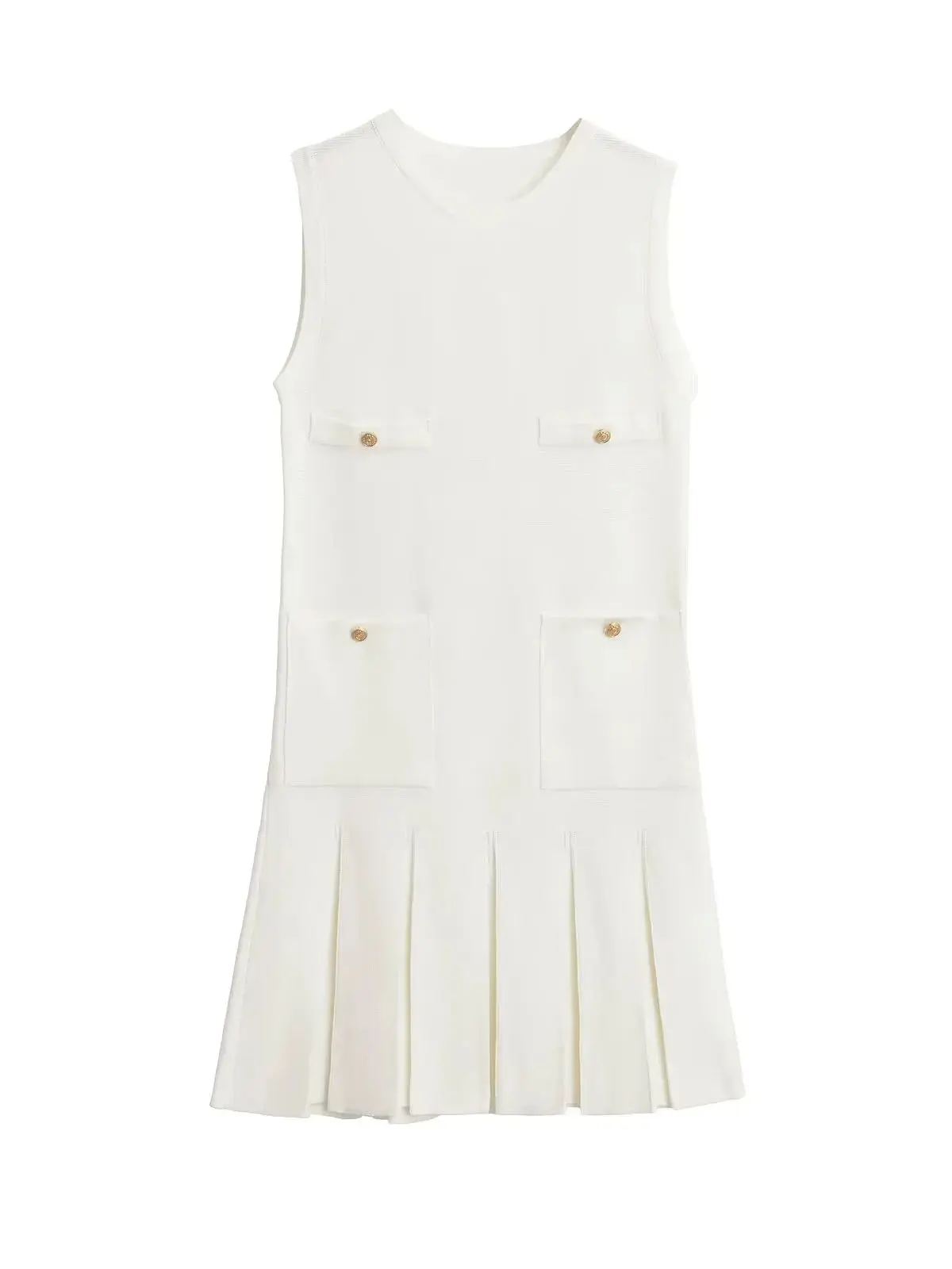 XNWMNZ 2024 женское модное вязаное мини-платье в коробке женские платья стиле High Street с