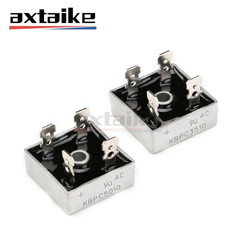

KBPC1510 KBPC2510 KBPC3510 KBPC5010 15A 25A 35A 50A 1000V 1KV SILICON BRIDGE RECTIFIERS DIP 4Pin