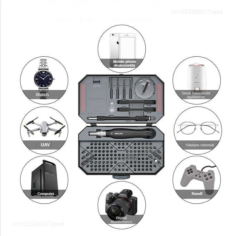 Набор отверток Youpin DELIXI 145 в 1 прецизионные магнитные биты для ремонтные Наборы