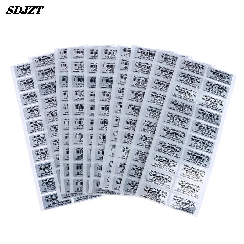 

200PCS protection warranty sticker 30mm x 15mm security seal tamper proof warranty sticker false decal