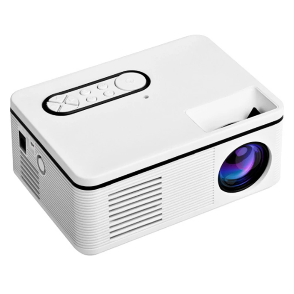 

Портативный мини-проектор S361, 600x24, 0 пикселей, люмен, домашний медиаплеер, Built-in Speaker-EU Plug