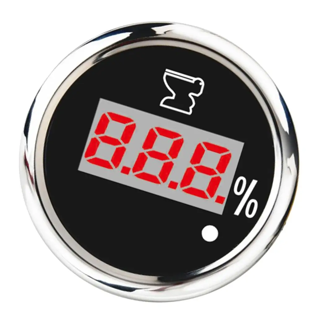 

Цифровой измеритель уровня сточных вод, водонепроницаемый измеритель, 2 дюйма (52 мм), для лодок, автомобилей, мотоциклов, сигнал 0-190 Ом/240-33 Ом, ...