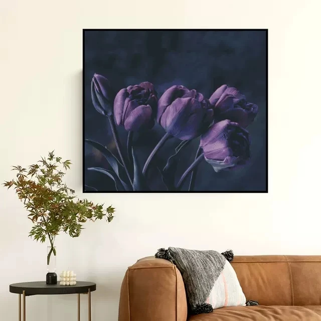 

Набор для вышивки крестиком с принтом тюльпан 14CT