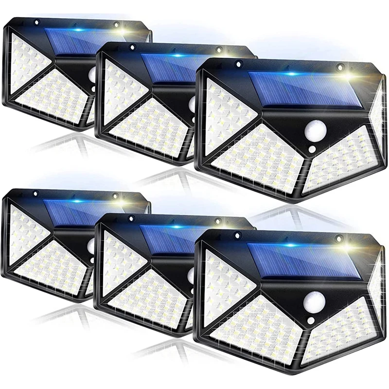 

4PCS LED Solar Light Outdoor Solar Wall Lamp IP65 Waterproof Garden Lights PIR Motion Sensor Lamp For Garden Street Aisle Decor
