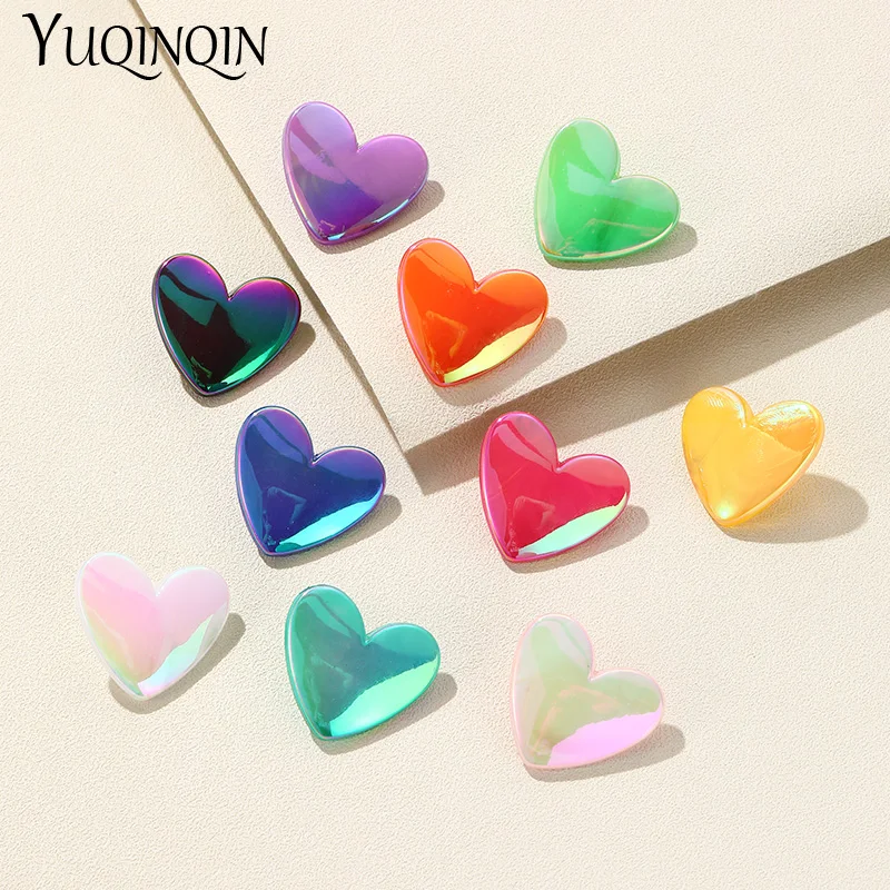 Новые модные большие серьги-гвоздики в форме сердца для женщин геометрические