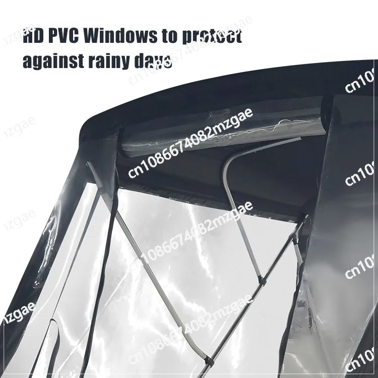 HOMFUL алюминиевая трубка для лодки палатка с навесом верхняя часть из ПВХ на