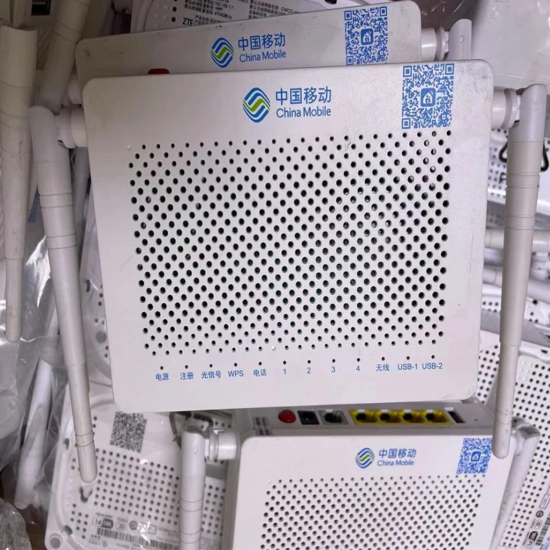 

8PCS Free Shipping F673a V9 USED FTTH Dual Band 4ge+1tel+2usb+Ac 5g Wifi Ont ONU Gpon English Version OLT NO Power