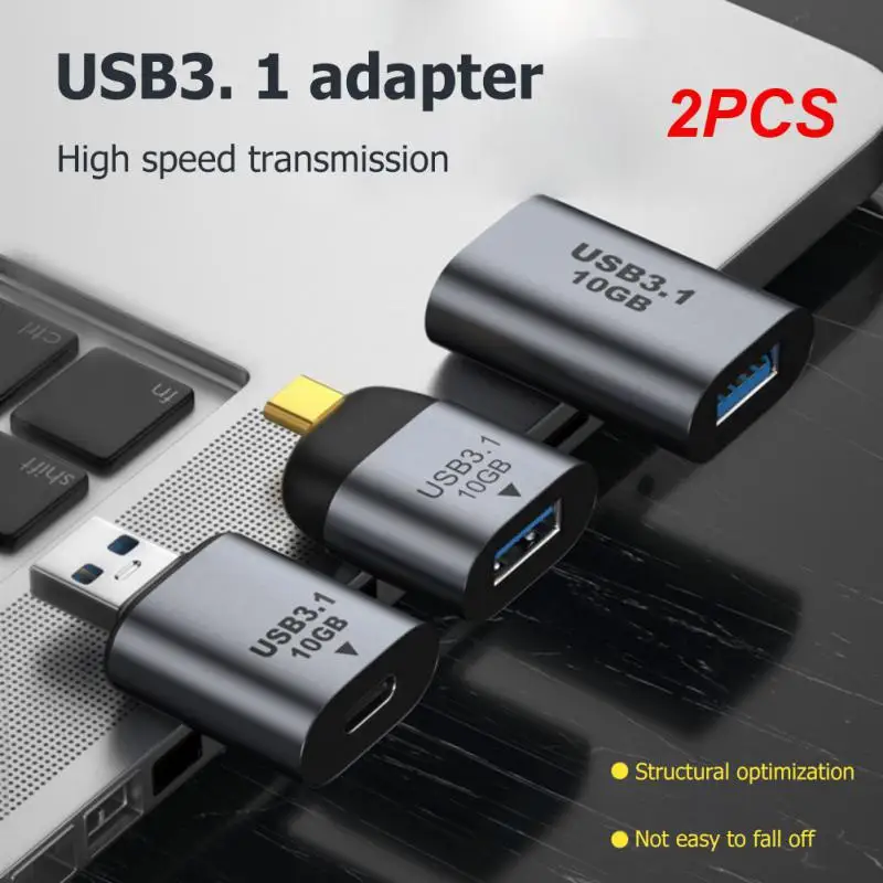 

2PCS USB 3.1 Type-C OTG Adapter Type C USB C Male To USB Female Converter For Macbook Samsung S20 USBC OTG Connector