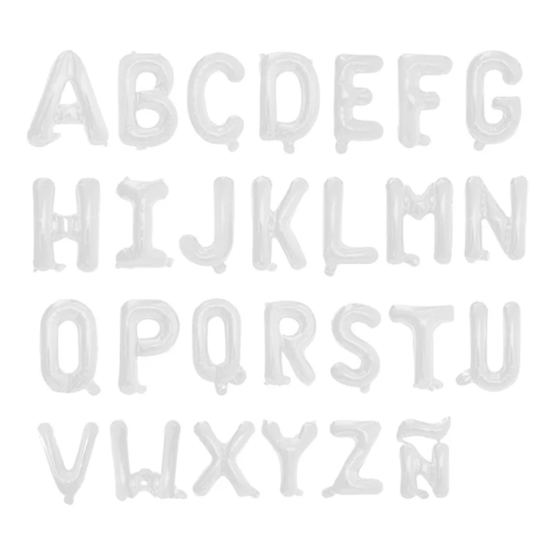 16 дюймов розовое золото серебро синий розовый алфавит буквы для детей день