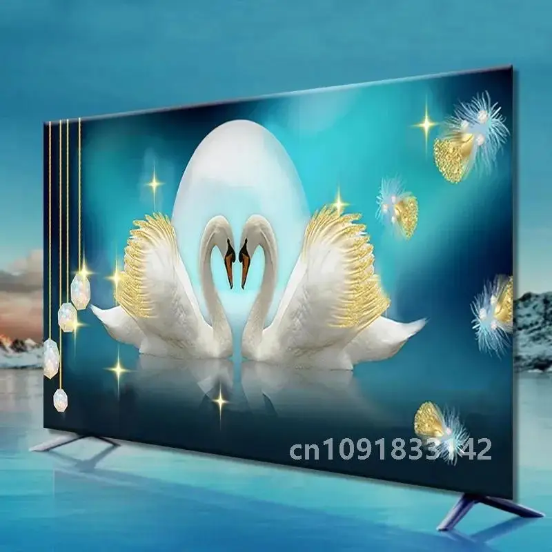 GoodTop Универсальный чехол для телевизора защитный бытовой пылезащитный тканевый