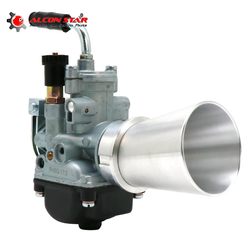 

Alconstar- Dellorto UB PHBG Motorcycle Carburetor PHBG AS with Air Cup Air Funnel Set 17.5/19.5/21mm Carburetor Racing Motors