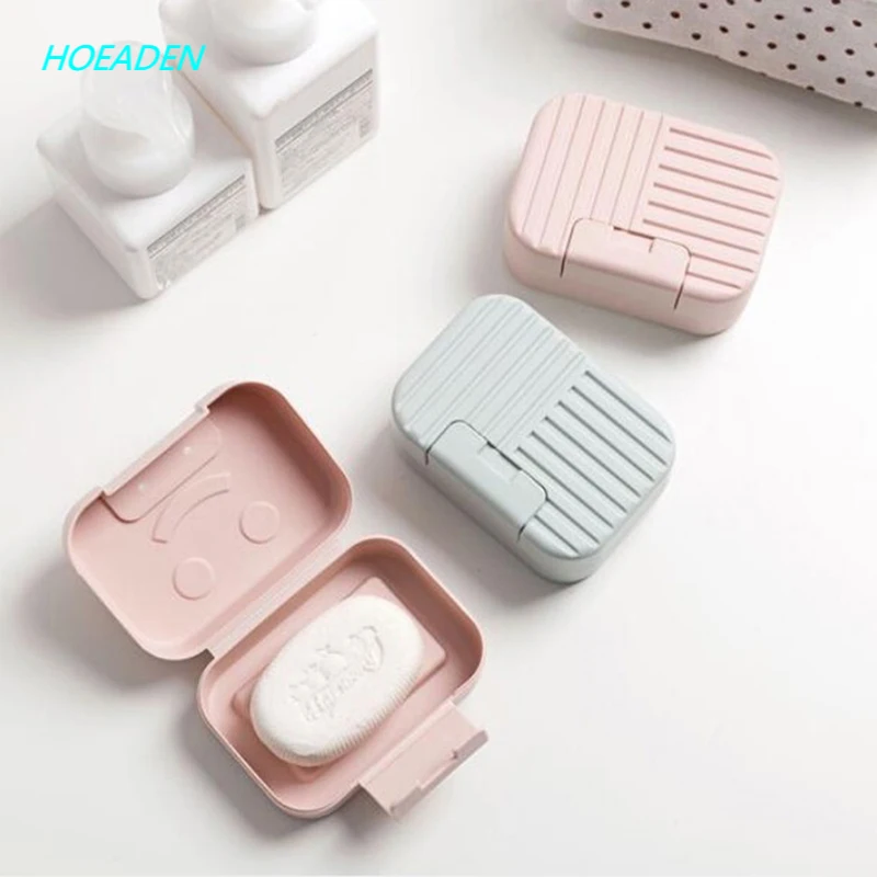 

Soap Box With Lid Sealed Travel Portable Soap Box Home Bathroom Soap Storage Box