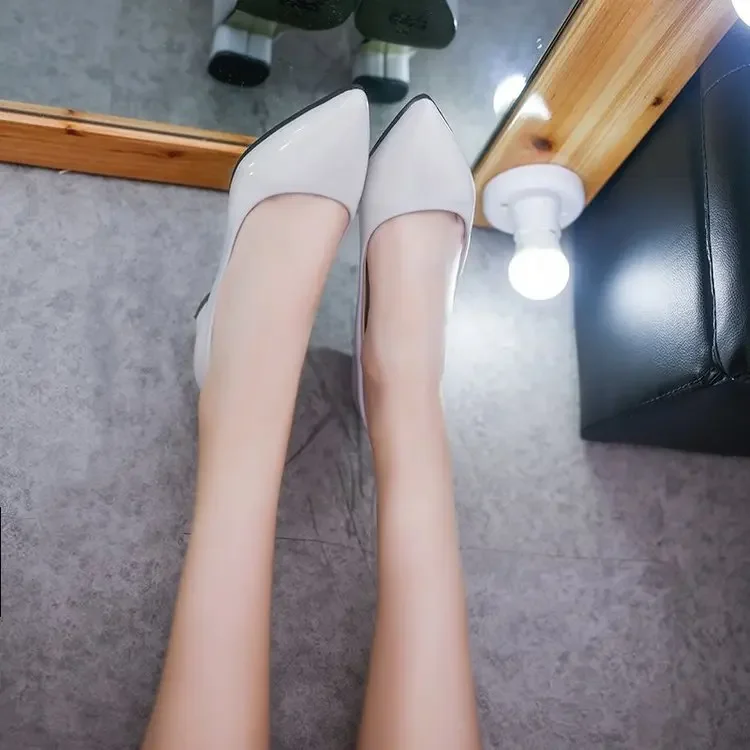 Женские туфли-лодочки на высоком каблуке белые красные розовые для офиса свадьбы