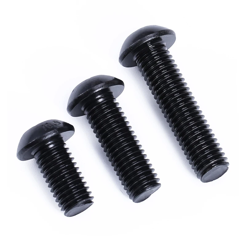 Фото GB2672 M3 M4 M5 M6 M8 M10 Черная сталь Cabon 10,9 Класс Torx Винт безопасности машины Torx Болт с круглой головкой №3