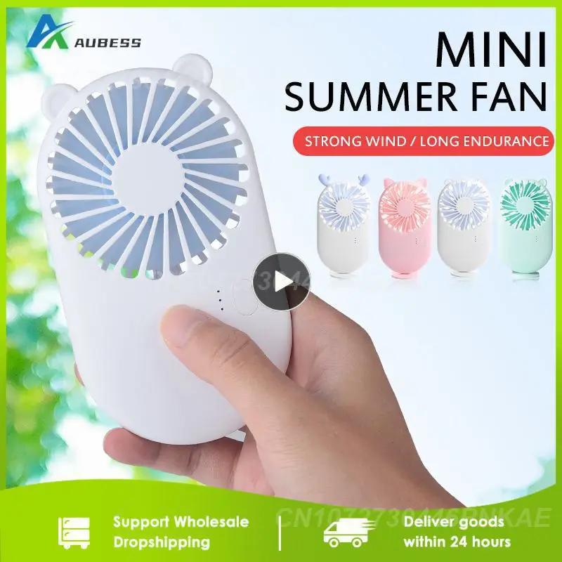 

1~10PCS Handheld Fan Portable Pocket Fan Desk Outdoor Travel Silent Fan Air Cooler