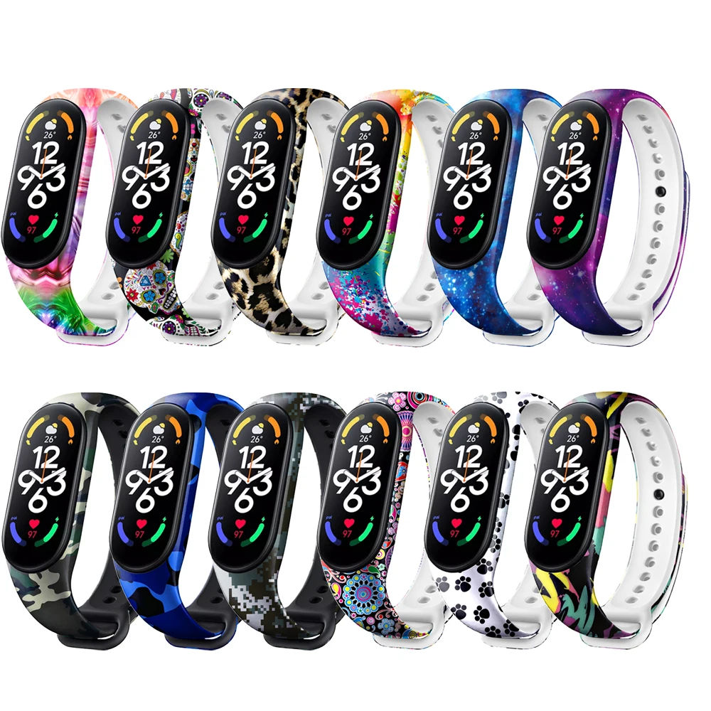

Strap For Xiao Mi Band 7 6 5 WatchBand Replacement Bracelet For Xiaomi Mi Band 5 6 Wristband Accessory Correa Miband 7 Miband6