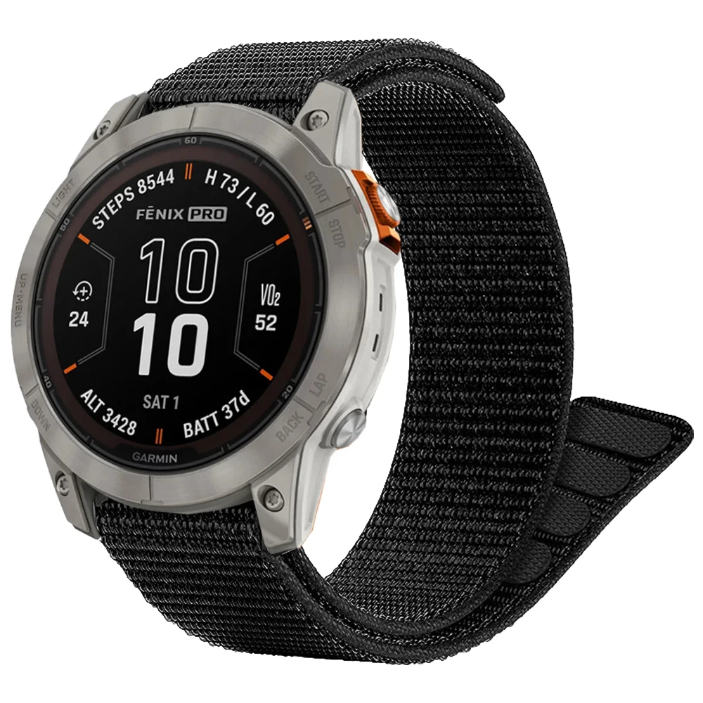 Нейлоновый ремешок для наручных часов Garmin Fenix цвет в ассортименте