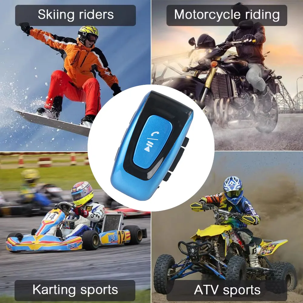 Bluetooth-гарнитура для мотошлема 5.0 с шумоподавлением