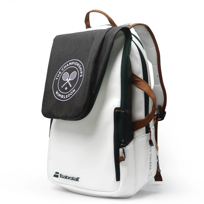 

Babolat Tennis Backpack Pure Wimbledon Co-branding Tennis Padel Squash Badminton Rackets Bag Large Capacity Raquete Bags