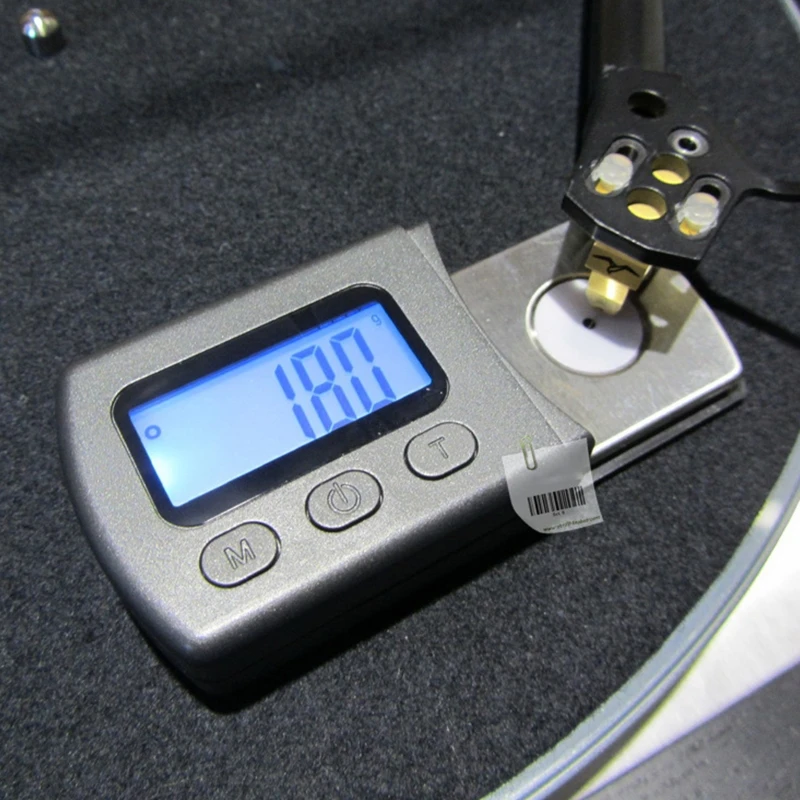 

Portable Digital Turntable Stylus Force Scale Jewelry Vinyl Gauge 0.01g/5.00g LCD Backlight for Tonearm Phono Cartridge