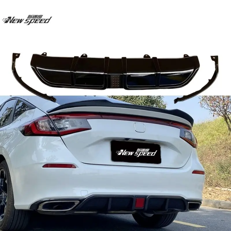 Комплект губ заднего бампера 11 поколения Civic Hatchback Max аксессуары для модификации