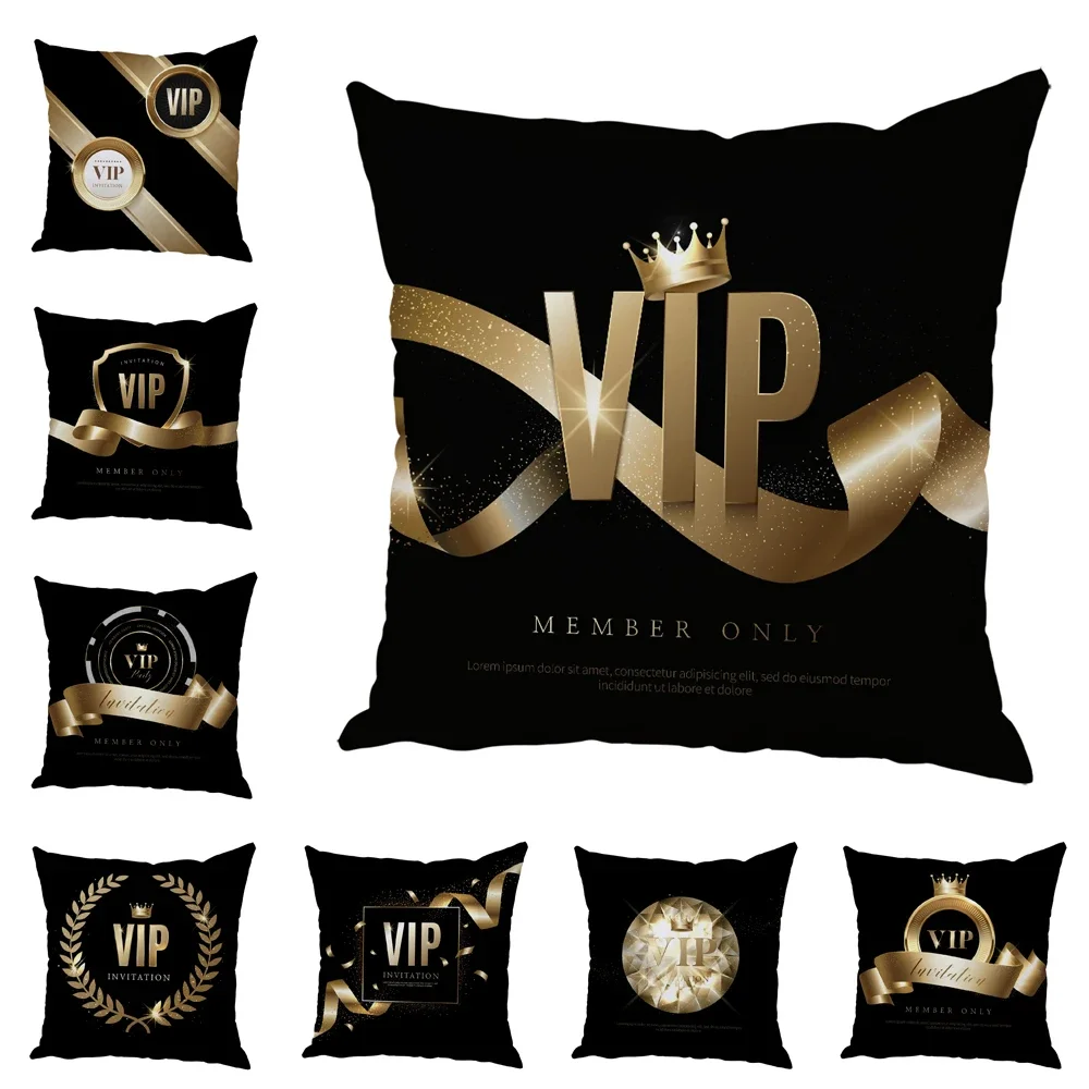 Наволочка для подушки с геометрическим рисунком 45x45 см