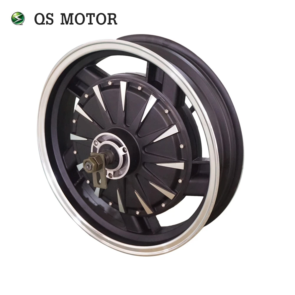 

QS Motor 17*3.5inch 3000W 260 40H V1 BLDC in Wheel Motor Dual Shaft Hub Motor for Electric Scooter/ E-motorcycle