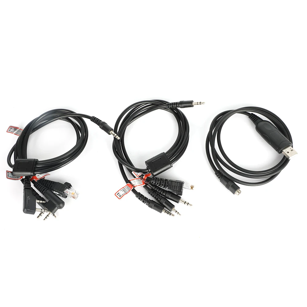 Gtwoilt 8 in 1 Programming Cable for Motorola PUXING BaoFeng UV-5R for Yaesu for Wouxun Hyt for Kenwood Radio Car Radio enlarge