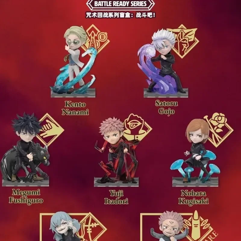 Mighty Jaxx Jujutsu Kaisen Blind Box Let'S Fight Series Фигурка Itadori Yuji Fushiguro Megumi Kugisaki Nobara Коллекционная