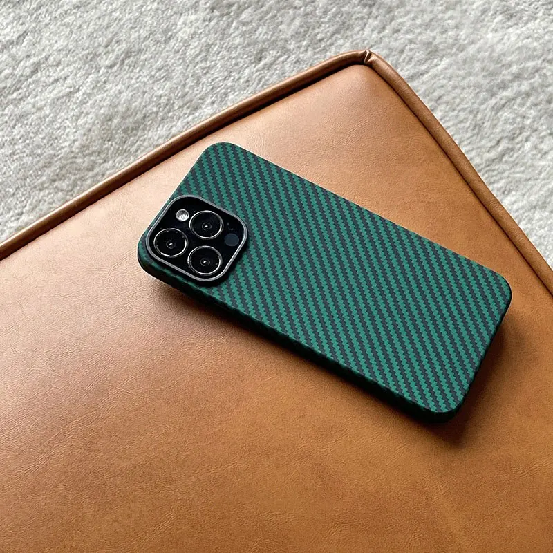 Ceny Prawdziwa Czysta Magnetyczna Obudowa Z Włókna Węglowego Do IPhone 13 Pro Max Obudowa Z Włókna Aramidowego Ultra Cienka Obudowa Telefonu Do Magsafe