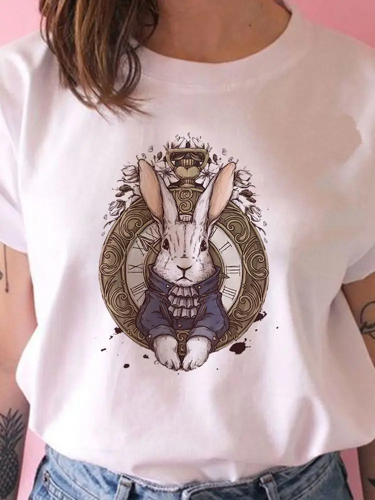 Женская футболка Disney Алиса в стране чудес новинка креативная с красной королевой