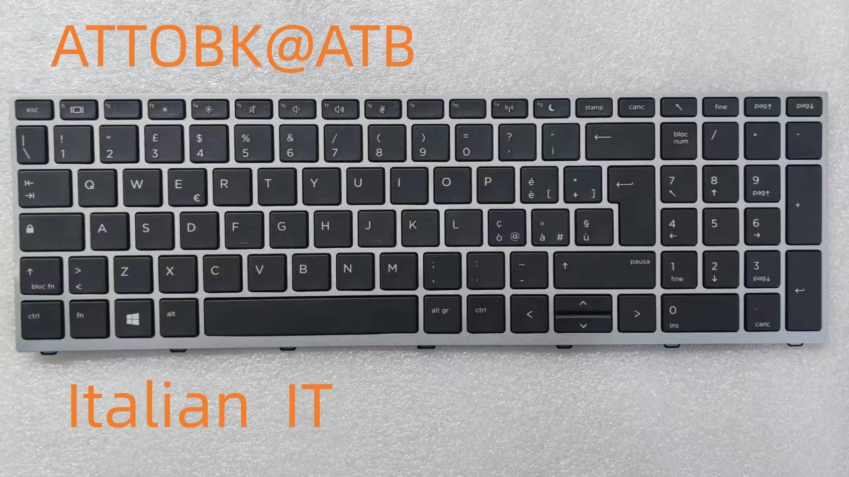 Фото Оригинальная клавиатура для ноутбуков HP ProBook 450G5/455G5/470G5/L00739-001/L09593-001/L01027-001 (версии US/RU/CF/IT/SP/LA/CZ/BE/CZ/UK) №5