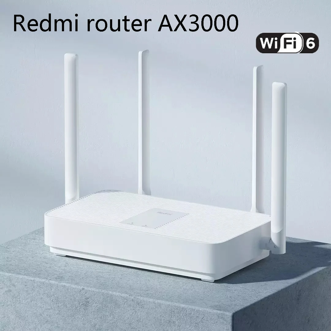 XIAOMI Wi-Fi роутер Redmi AX3000 роутер wifi6 160 МГц высокая пропускная способность OFDMA Эффективная передача 2,4 ГГц 5 ГГц сетка Wi-Fi сеть