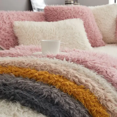 Fur couch cover sofa - купить недорого