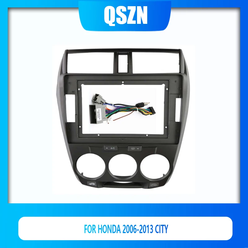

10 Inch 2 Din Car radio DVD Installation Fascias Panel For HONDA 2006-2013 CITY Audio Dash Fit Panel Dash Trim Kit Frame