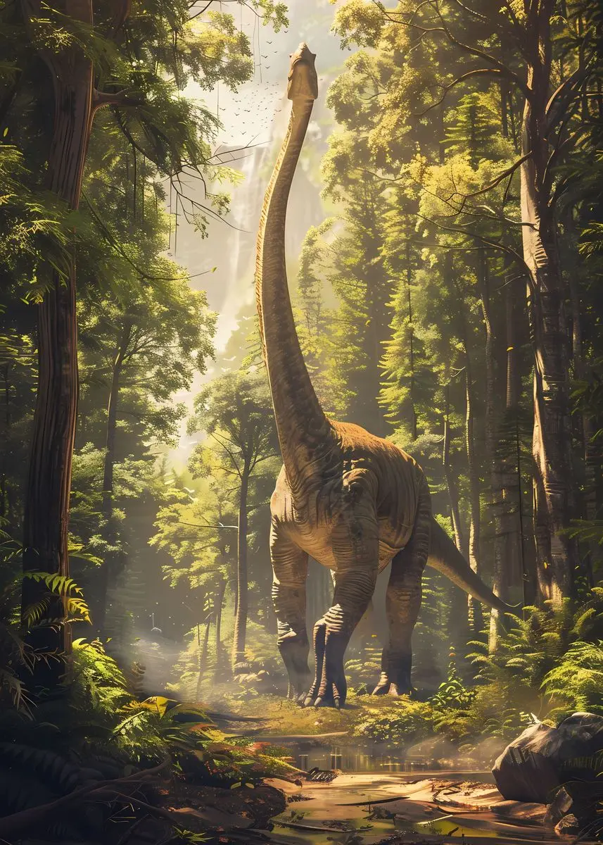 

Jurassic Dinosaurs Tyrannosaurus Pterodactyls Animals Poster Prints Canvas Painting Wall Pictures Bedroom Home Decor Gift