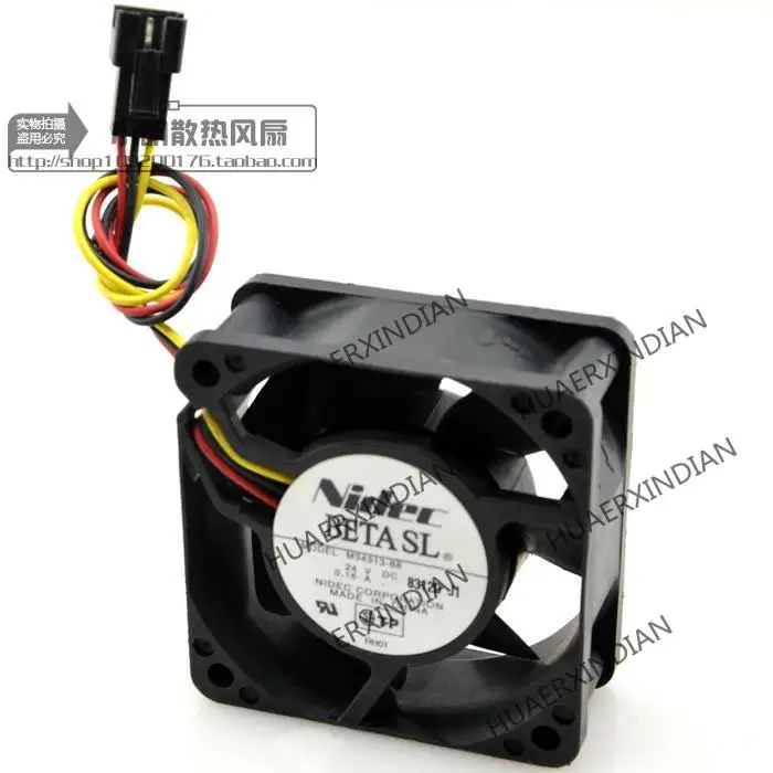 Новый комплект для сборки охлаждающего вентилятора 6025 24V 0.16A M34313-68 3