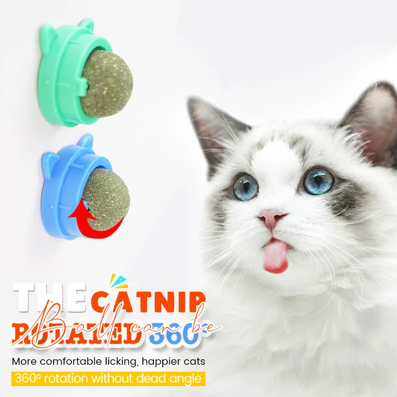 

Pet Stuff Healthy Cat Catnip Toys Ball Cat Candy Licking Snacks Catnip Snack Nutrition Energy Ball Kitten Cat Toy Cat Supplies