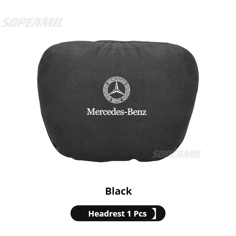 

Mercedes Benz A C E V S Class CLA CLS GLA GLC GLK GLS SLK ML W203 Vito Автомобильный подголовник Мягкая подушка для шеи Поясничная подушка для сиденья