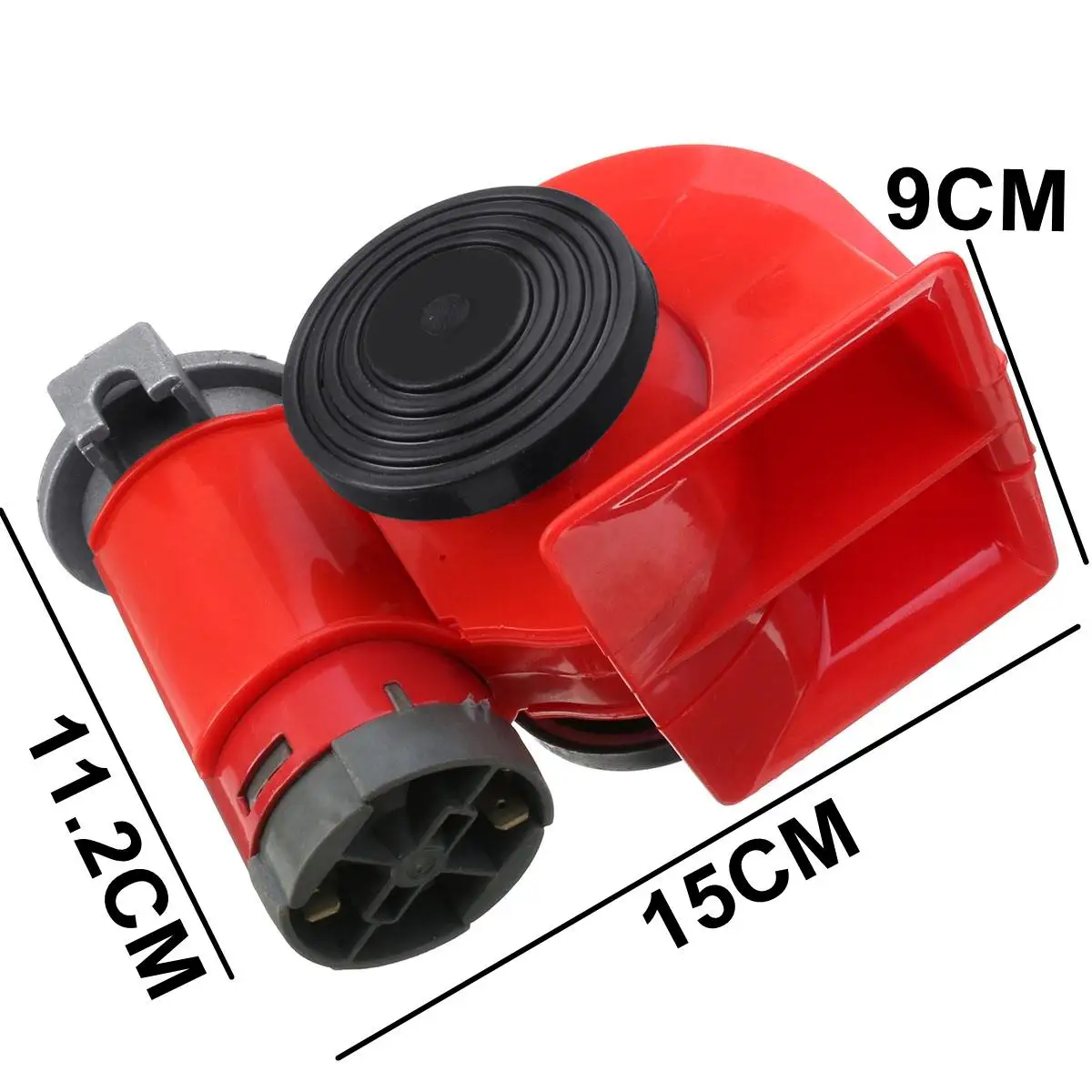 Loud Car Horn Electric Pump Air Loud Horn Snail Compact For Car Truck Motorcycle Bus Van boat vehicle 12V/24V 139dB/300dB images - 6