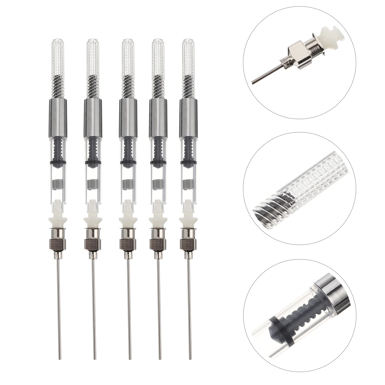 

Ink Pen Fountain Filler Syringe Absorber Converter Cartridge Tool Replacement Converters Auxiliary Ballpoint Fill Spring