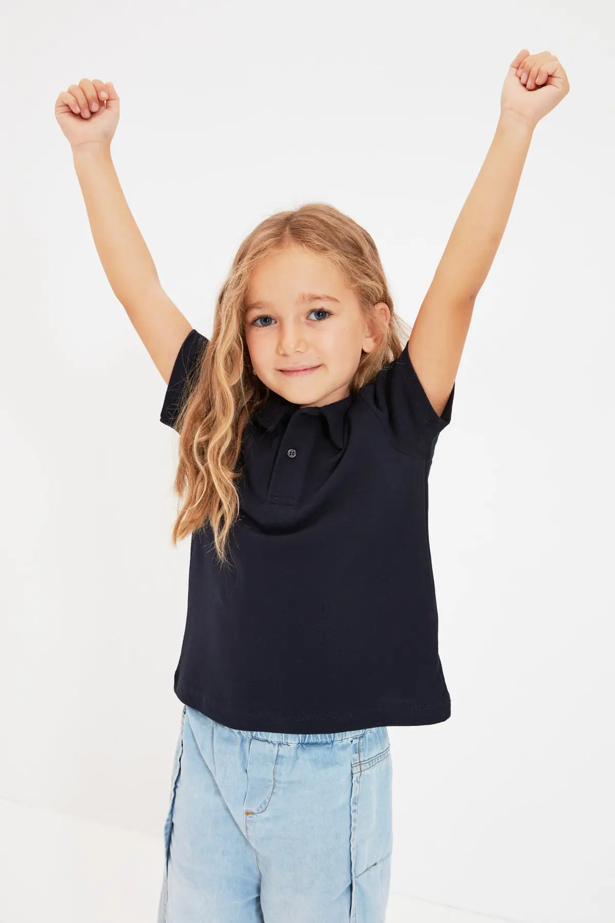 

Unisex Knitted Polo Collar T-shirt TKDAW22PO0004