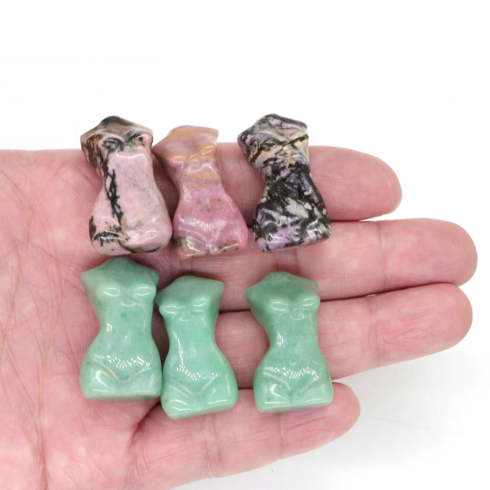 Фигурка 1 2 &quotиз натурального камня женская резная исчезающая Хрустальная для